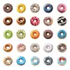 50 Peças de Adesivos de Rosquinha, Criativos de Desenho Animado para DIY de Capa de Celular, Caderno e Diário