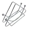 Suporte Simples para Papel Toalha, Arte em Ferro, Cor Dourada, Suporte Vertical de Metal para Guardanapos, Rack Triangular de Armazenamento de Papel Toalha para Restaurante de Café, Hotel