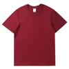 Camisetas Blancas de Algodón Puro con Cuello Redondo y Manga Corta para Hombres y Mujeres con Impresión de Logo, Camisas Publicitarias Culturales, Comercio Exterior Transfronterizo