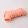 Condón Doble Boca Rosca Diente de Lobo para Hombres, Condón para Pene, Anillo de Sperma de Bloqueo Bucal, Condón Extendido, Condón de Cristal, Condón para Adultos