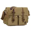 Bolsa de Lona Cruzada de Hombro para Hombre de Algodón de Siete Colores Bolsa para Cámara Digital SLR Fotografía SLR Canon