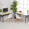 Mesa plegable duradera mesa de entrenamiento escritorio de aula escritorio simple mesa de exhibición mesa de comedor de cantina mesa de conferencias mesa engrosada
