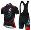 Ropa de Ciclismo Cross-Border Fox de Manga Corta y Shorts Traje de Ciclismo de Carretera de Montaña Verano Hombres Moldeador de Cuerpo Secado Rápido