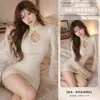 Lingerie Sexy Floral Marítima Novo Estilo Chinês Rasgável Transparente Jacquard Estilo Puro Desejo Conjunto Uniforme Cheongsam de Rede A1141