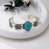 2025 Moda Europea y Americana Transfronteriza Pulsera Abierta Distintiva Bohemio Turquesa Combinable