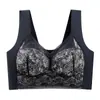 Sujetador deportivo tipo tubo sin costuras en la espalda ropa interior para mujer fina estampada para busto grande push up pequeño talla grande