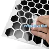 Pegatina Hexagonal de Panal Transfronteriza para Pilar Central de Coche Adorno para Ventana de Coche Decoración Creativa Personalizada Película Protectora para Pilar B J141