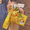 Colgante Llavero Original de Pokemon Muñeco de Dibujos Animados Lindo de Pikachu Colgante para Llavero de Coche de Pareja Venta al por Mayor