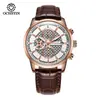 Relógio Aliexpress Movimento Multifuncional Cronógrafo Relógio Masculino Moda Relógio de Negócios Calendário Luminoso À Prova d'Água Relógio de Quartzo