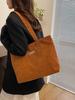 Bolso Tote de Gran Capacidad 2024 Moda Estilo K Bolso Simple para Mujer Bolso de Hombro Bolso de Mano Ins Bolso de Clase para Estudiante Universitario
