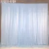 Tela de Fondo para Bodas de Doble Capa Cortina de Gasa Cortina con Gasa Cortina para Transmisión en Vivo Decoración de Malla para Bodas Decoración de Escena de Cumpleaños