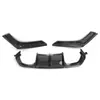 Adecuado para BMW F80M3/F82M4 Modificado Fibra de Carbono Real Estilo V Labio Trasero con Luz Grande Envolvente Parachoques al por Mayor