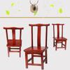 Silla Pequeña de Madera de Secoya Artificial Pies Lavado del Hogar Cambiar Zapatos Taburete Estilo Chino Balcón Casual Respaldo Silla de Madera Maciza Regalo para Niños