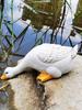 A5L animal ao ar livre jardim ornamental água potável pato ornamentos pátio jardim piscina lago de peixes recurso de água pano decorativo