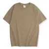 Camiseta de Algodão Puro de Manga Curta com Logo Estampado, Gola Redonda, Ombros Caídos, Caimento Solto, Base Branca, Unissex, 230g