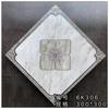 Azulejos de cristal para banheiro estilo europeu banhados a ouro 300x300 cozinha Porcelana K-gold Micro-pó Espessado Esmaltado Varanda Antiderrapante Azulejos de Piso
