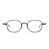Armazón de Gafas de Titanio Puro, Mismo Modelo que el Carey 10518, Armazón Cuadrado Dorado, Adecuado para Miopía Alta, Armazón de Gafas Retro de Moda