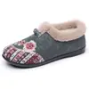 Zapatos para mujer, zapatos de algodón, envío directo transfronterizo, botas de nieve, talla grande, bordado, botas para mujer, estilo étnico, versátiles, zapatos de algodón, botas cortas gruesas
