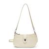 Primavera e Verão Novo Estilo Simples e Versátil Nicho Couro Encerado a Óleo Bolsa de Axila Moda Feminina Elegante Alta Qualidade Transversal de Ombro Único