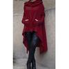 Outono e inverno 2020 Amazon wish roupas femininas europeias e americanas costura cor sólida longo com capuz manga longa suéter dez cores oito tamanhos