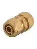 1216 Tubo de Aluminio-Plástico Amarillo Rosca Interna de 4 Puntos Rosca Externa Conversión Codo Directo T Conector para Calefacción por Suelo Radiante Accesorios