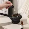 Difusor de Aromaterapia Sem Chama Pote de Armazenamento de Pedra de Cristal Óleo Essencial de Fragrância Aroma Duradouro Desmagnetização Doméstica Ornamento de Flores Secas