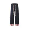 Comércio Transfronteiriço Design Primavera e Outono Nicho Emagrecimento Solto Caimento Casual Versátil Calça Longa Wide-Leg Ins