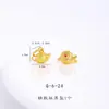 Color Fuerte que Conserva Arena Dorada Accesorios DIY Cornucopia Estrella de Ocho Puntas Palabra de Bendición Calabaza Agujero Pasante Pulsera Collar Cuentas Espaciadoras para Mujeres