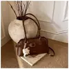 Bolsa de Ombro Feminina de Alta Qualidade Moda Retrô Transfronteiriça Bolsa de Mão Casual Versátil Exquisite Leve Bolsa de Axila para o Dia a Dia