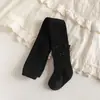 Leggings Infantis Primavera e Outono Novo Estilo Crianças Finas Listradas Verticais Estilo Coreano Múltiplos Laços Meia-Calça de Bebê