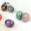 Cuentas Populares de Piedra Natural con Forma de Huevo Transfronterizas Accesorios para Hacer Joyería DIY Materiales al por Mayor