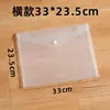 Bolsa de documentos transparente com botão de pressão, bolsa de armazenamento vertical A4, bolsa de documentos de vários tamanhos, bolsa de arquivo A5 A6 B7 personalizada para uso em escritório