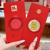 Ouro Puro 999 Princesa Por Favor Fique Rica Adesivo para Celular Envelope Vermelho Patch Dourado Palavras Auspiciosas Cartão Dourado Toque Envelope Vermelho Saudações de Ano Novo