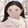 Mascarilla facial cálida de punto para otoño e invierno para mujer, con diseño tridimensional, propiedades a prueba de viento y resistente al frío, transpirabilidad, protección ocular y apariencia elegante. Se puede lavar y es adecuado para ciclismo