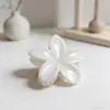 Presilhas de Cabelo Flor Plumeria Cruzadas Europeias e Americanas, Presilhas de Cabelo Flor Brilhante para Feriados, Presilhas de Cabelo para Traseira da Cabeça, Presilhas de Tubarão Flor Bauhinia Atacado