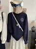 KEKEZOON Sudadera con Capucha de Manga Larga y Cuello Redondo con Estampado Delantero y Trasero de Dibujos Animados Anime para Mujer Otoño Casual Holgada 9064