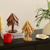 Árvore de Natal Bambu Isolamento Térmico Tapete Conjunto de Armazenamento Tapete Anti-Queimadura para Panelas e Tigelas Tapete de Mesa Moderno Simples