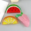 Pinza de Pelo de Acrílico Coreana Dopamina para Mujer, Pinza de Garra Grande Creativa Estilo Fruta para Volumen, Pinza Tiburón para Peinado