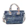 Nova Bolsa de Ombro de Lona Atacado Tendência da Moda Estudante Aula Bolsa Transversal Casual Trabalho Cesta de Legumes Bolsa Tote