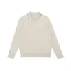 Ropa Vintage Yidao Otoño 2026 Nuevo Estilo Retro Americano Old Money Suéter de Punto Jersey Retorcido Jacquard Cuello Revuelto