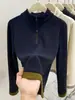 Sudadera de Felpa Cepillada Cálida de Nicho con Media Cremallera para Mujer, Otoño e Invierno Holgada Casual de Manga Larga, Camiseta Versátil