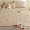 Colchón Antideslizante Cojín de Colchón Hogar Tatami Almohadilla Protectora Individual Alquiler Especial Bordado Funda de Cama Fina Juego de Tres Piezas