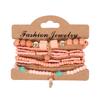 Pulsera Europea y Americana Bohemia Hecha a Mano Mix and Match Cuentas de Arroz Multicapa para Mujer Pulsera de Cuentas Joyería Joyería Transfronteriza