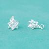 Colgante de estrella de cinco puntas con incrustaciones de circonitas y plata de ley S925, hecho a mano, con cuentas, accesorios de plata