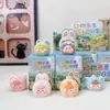 Seis Filhotes de Animais Pequenos Rebanho Diário Caixa Surpresa Figurinhas Desenho Animado Fofas Decorações de Mesa Presentes para Estudantes Atacado