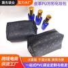 Bolsa de Cosméticos de Couro PU Preto Bolsa de Embalagem de Couro Bolsa de Mão de PU à Prova d'Água Bolsa de Armazenamento de Cosméticos Bolsa de Lavar