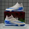 Copa Europea Nuevo Estilo 16 Zapatos de Fútbol de Caña Alta para Jóvenes y Adultos Zapatos de Entrenamiento con Tacos Largos Tf Tacos Rotos Zapatos Deportivos de Entrenamiento