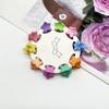 Accesorios para el cabello de princesa para niños, pinza para el cabello, traje de Corea del Sur, lindo bebé color caramelo, mini pinza para el cabello tejida con flores de tamaño pequeño