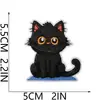Parche Bordado Termoadhesivo Fiesta de Gatos Parche Bordado de Gatito de Dibujos Animados Parche Decorativo para Bolsa de Juguete de Moda Lindo Miau Miau