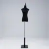 Maniquí de Vestido de Novia Accesorios Tienda de Ropa Femenina Ventana Maniquí Blanco y Negro Soporte de Exhibición de Vestido de Cuerpo Entero Estilismo
